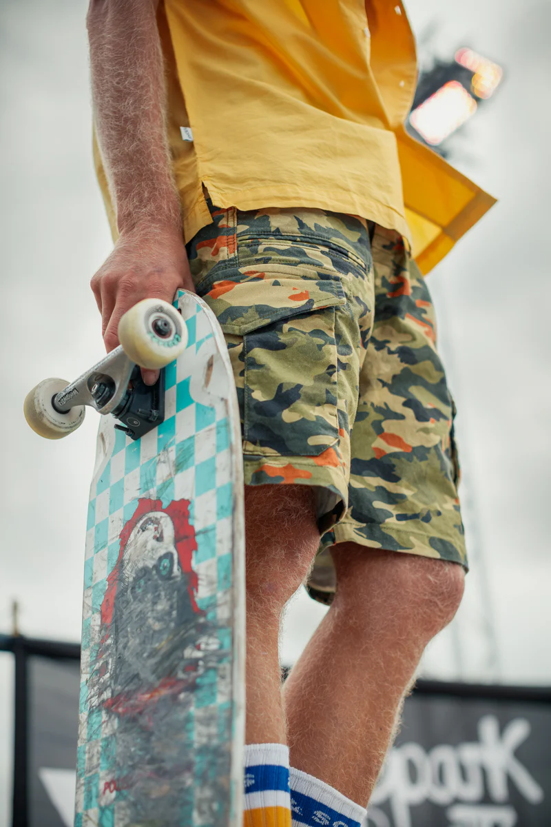 &SONS Surplus Army Shorts Camo - Image 8