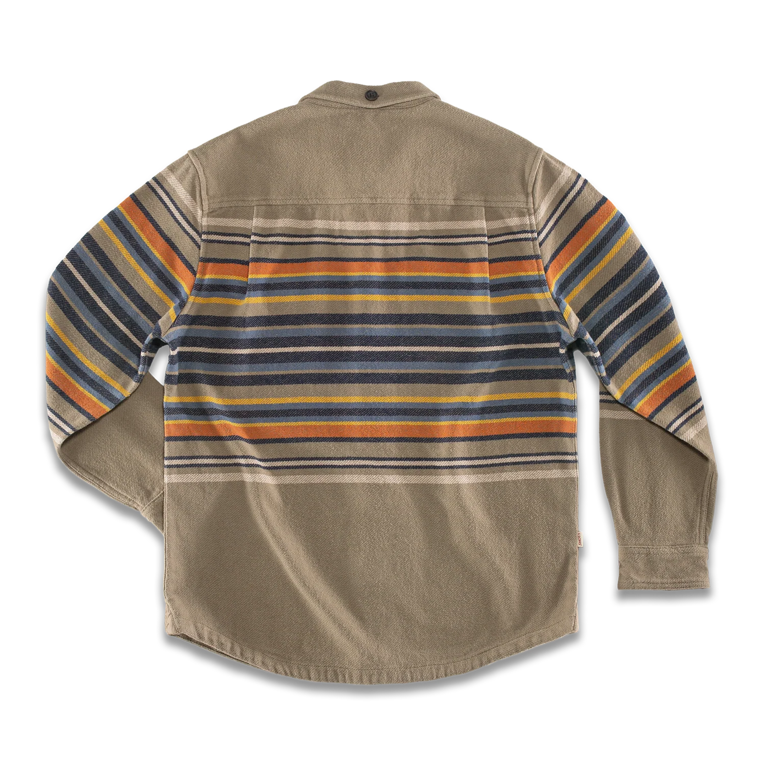 Bedrock Blanket Stripe Shirt Fawn/Orange Stripe - Image 9
