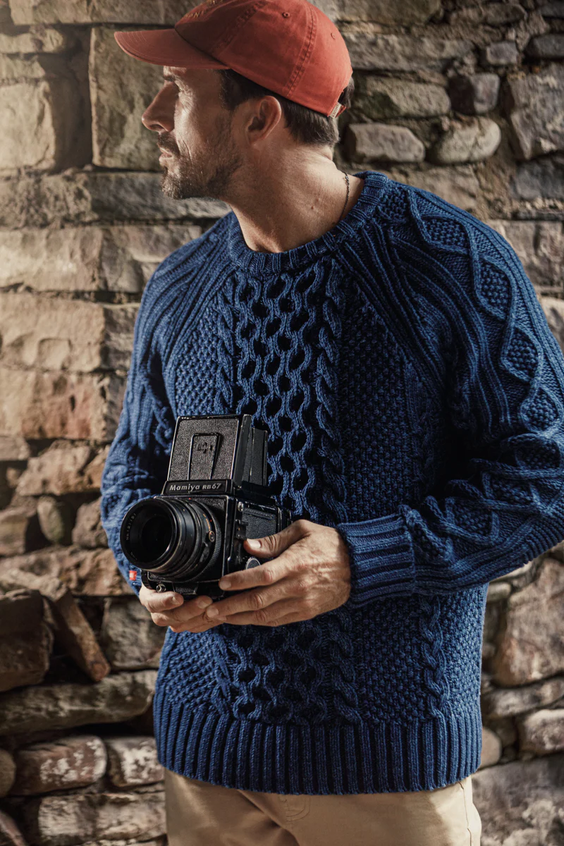 Bergman Indigo Cable Knit - Image 10