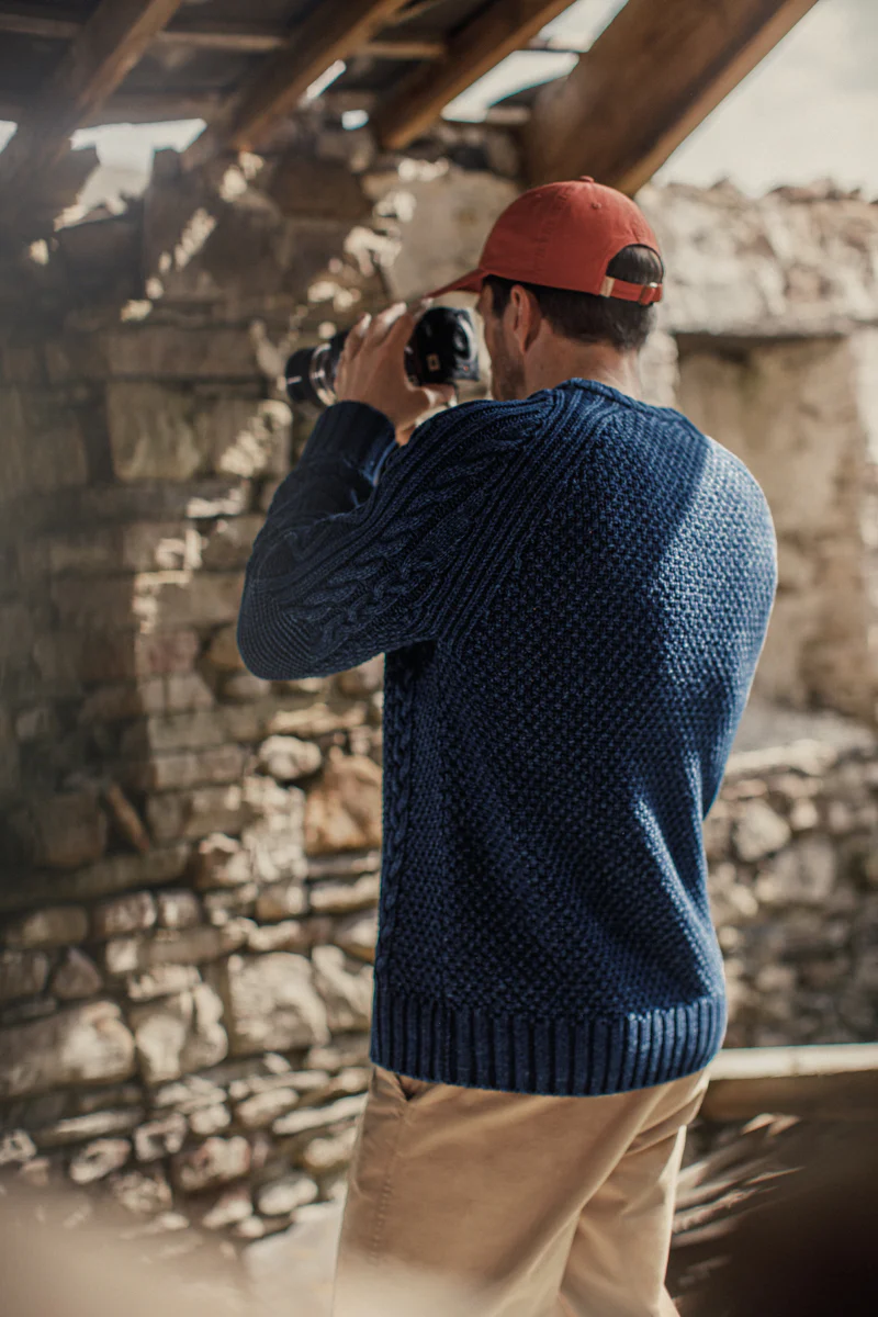 Bergman Indigo Cable Knit - Image 11