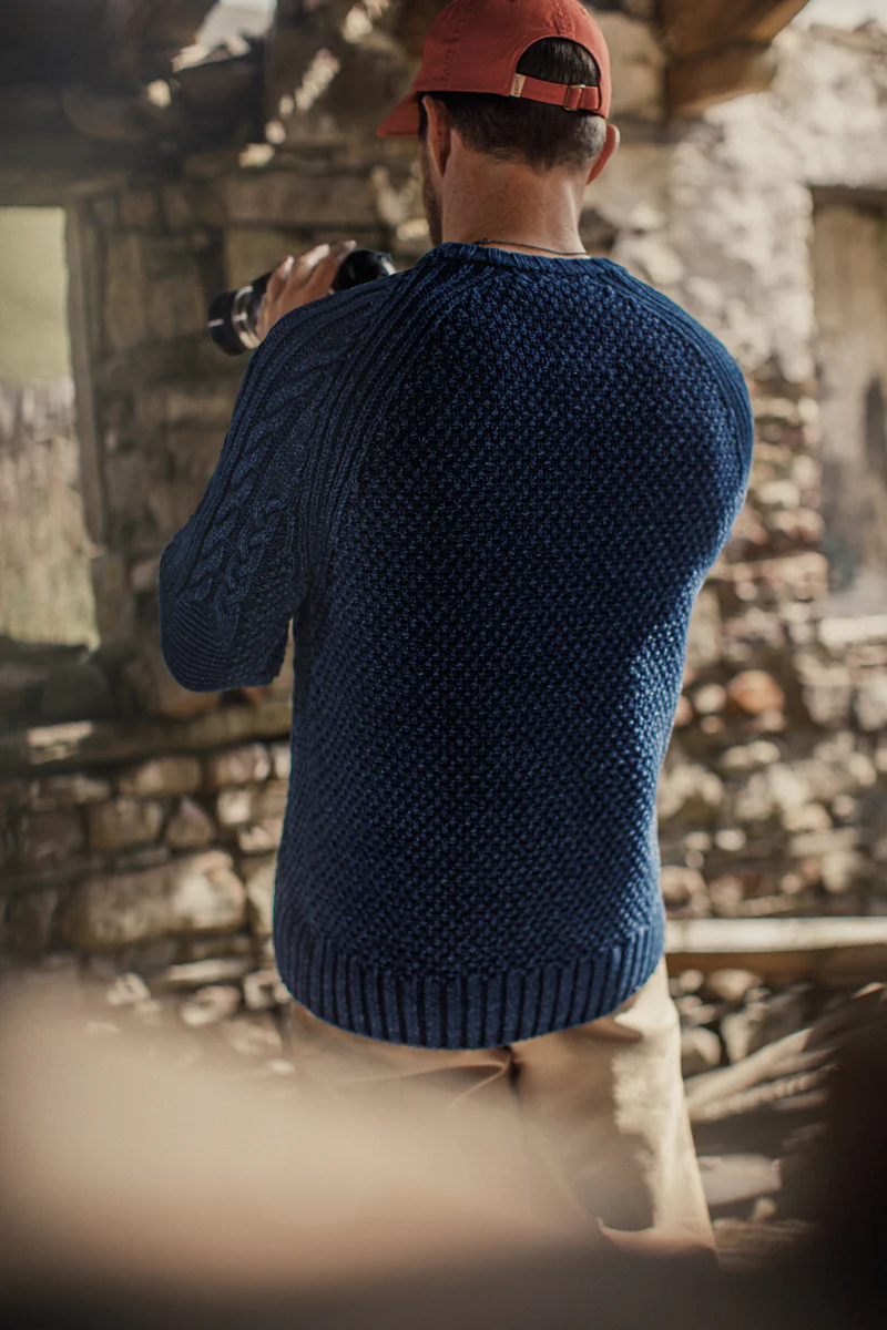 Bergman Indigo Cable Knit - Image 3