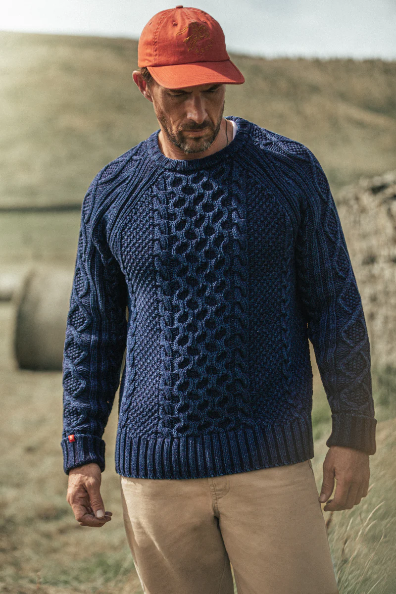 Bergman Indigo Cable Knit - Image 7