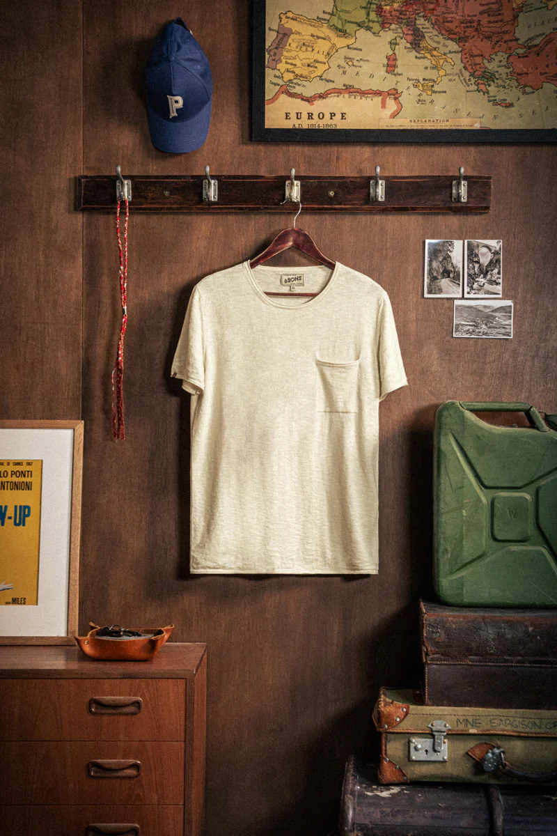 Bianco Knitted T-Shirt Raw - Image 8