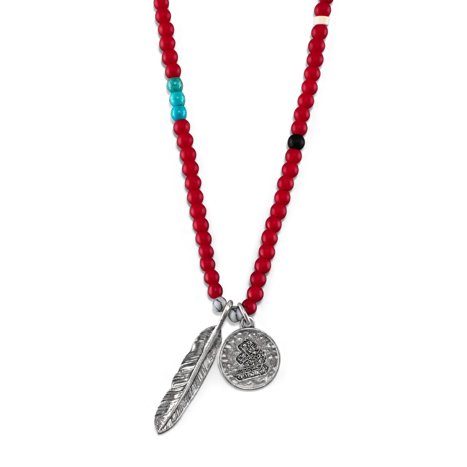 Big Sky Necklace Red/Silver - Image 11