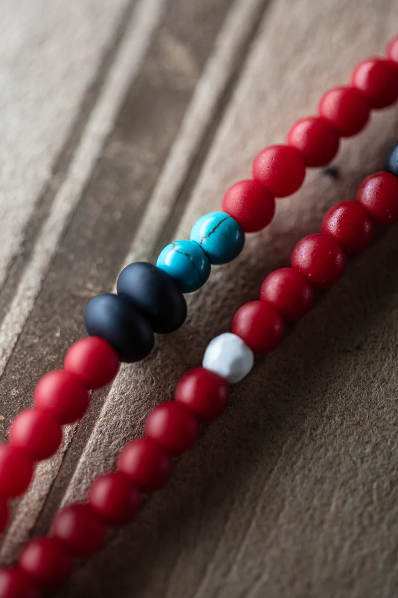 Big Sky Necklace Red/Silver - Image 9