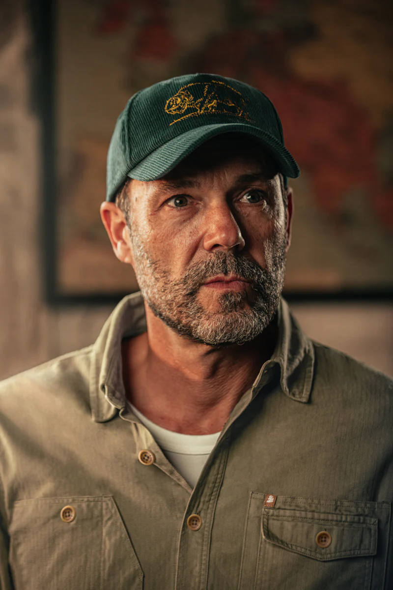 Bison Cord Cap Green - Image 3