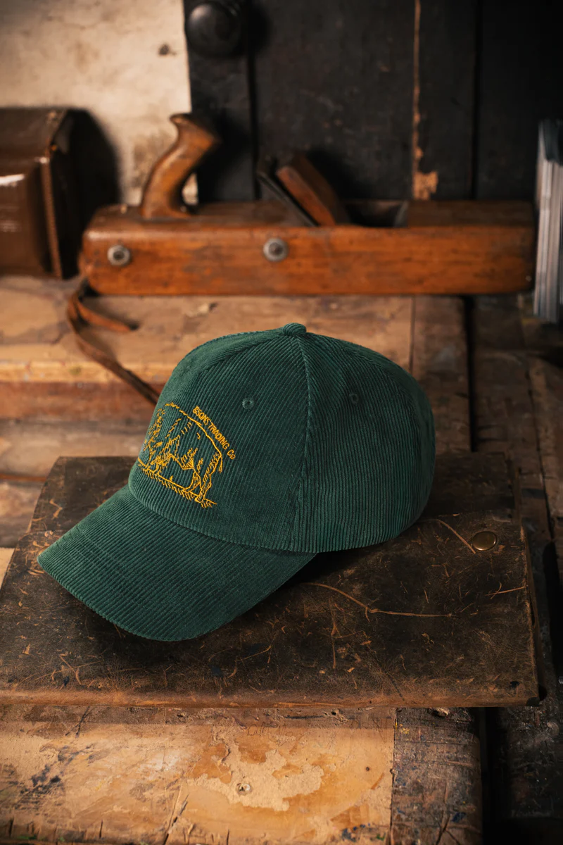 Bison Cord Cap Green - Image 6