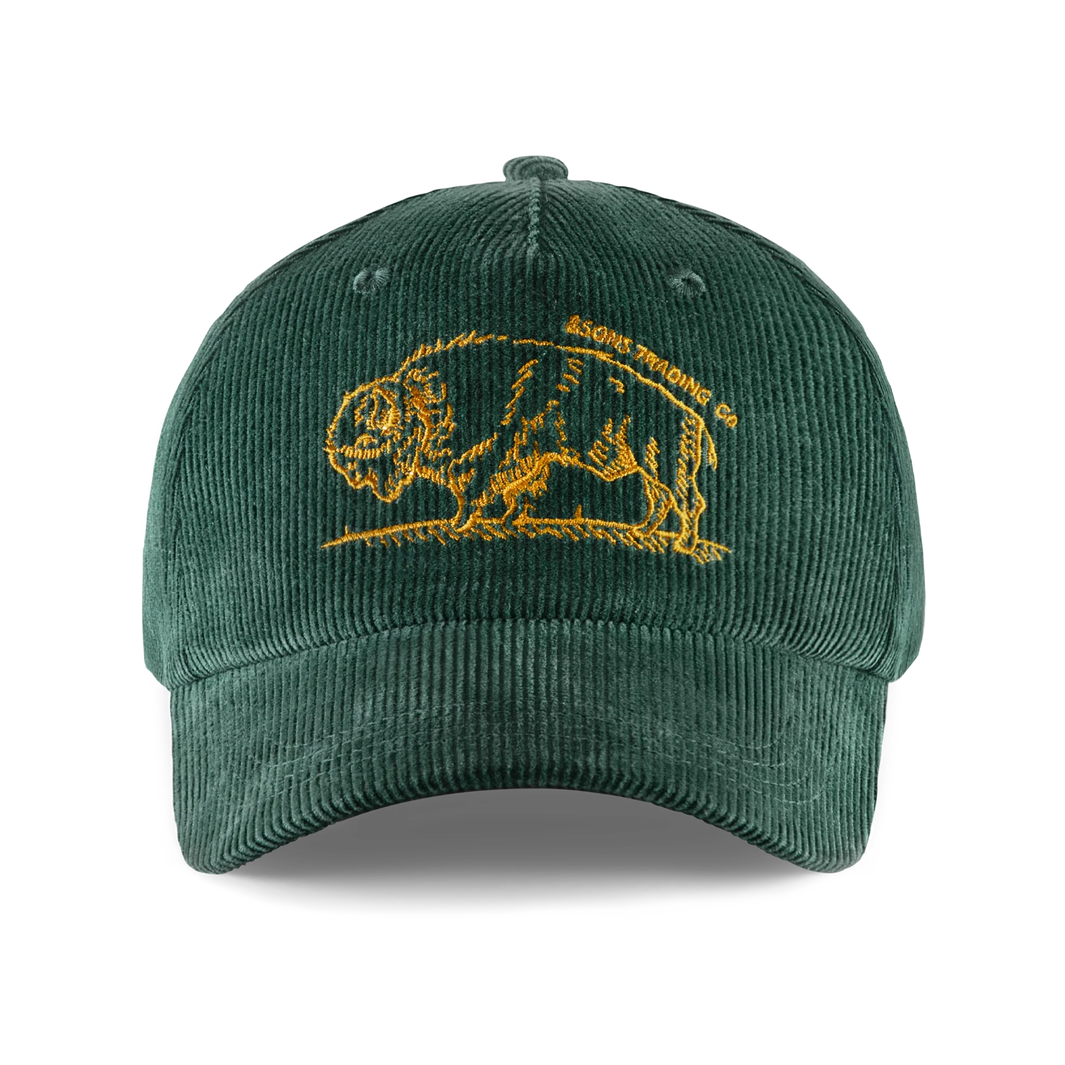 Bison Cord Cap Green - Image 7