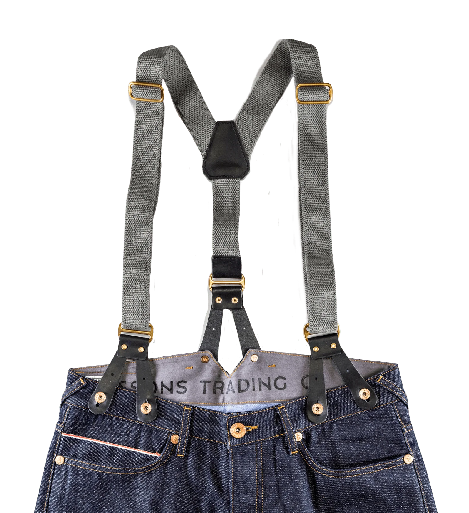 Black Leather Braces - Image 4