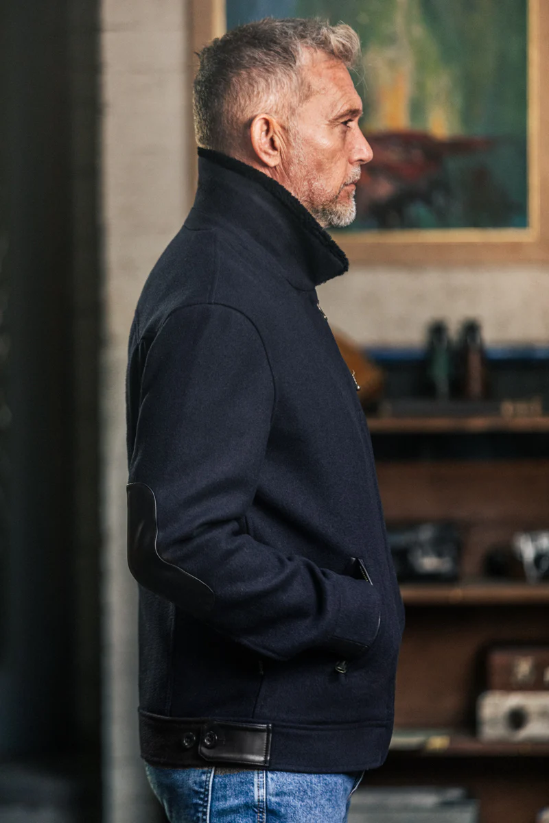 Boston Jacket Navy - Image 4