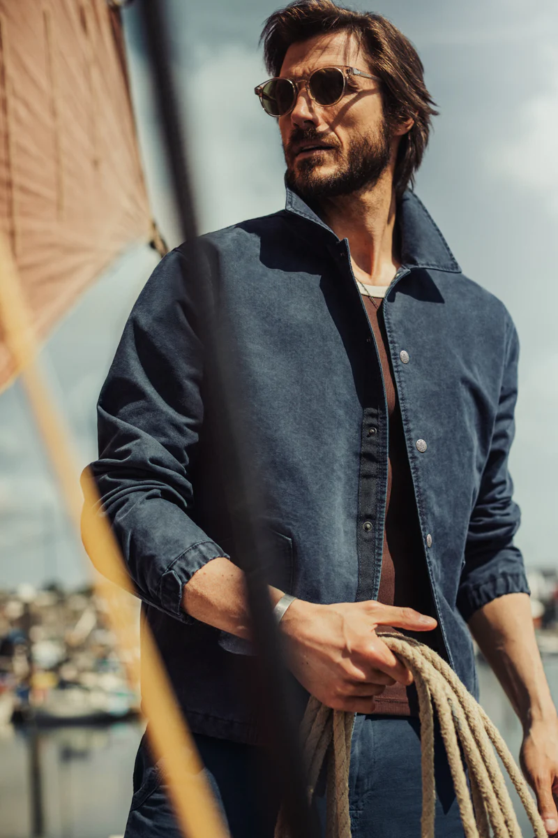 Boxcar Coach Jacket Navy - Image 5