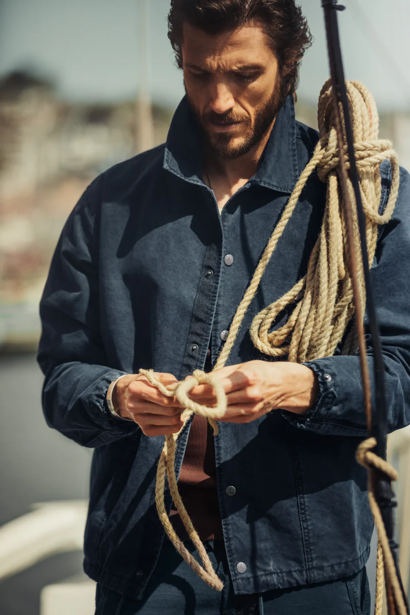 Boxcar Coach Jacket Navy - Image 6