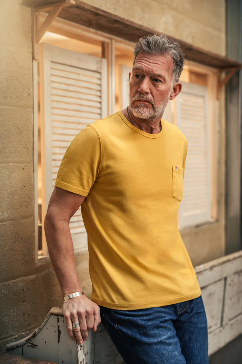 Boxer Pocket T-Shirt Yellow - Image 4