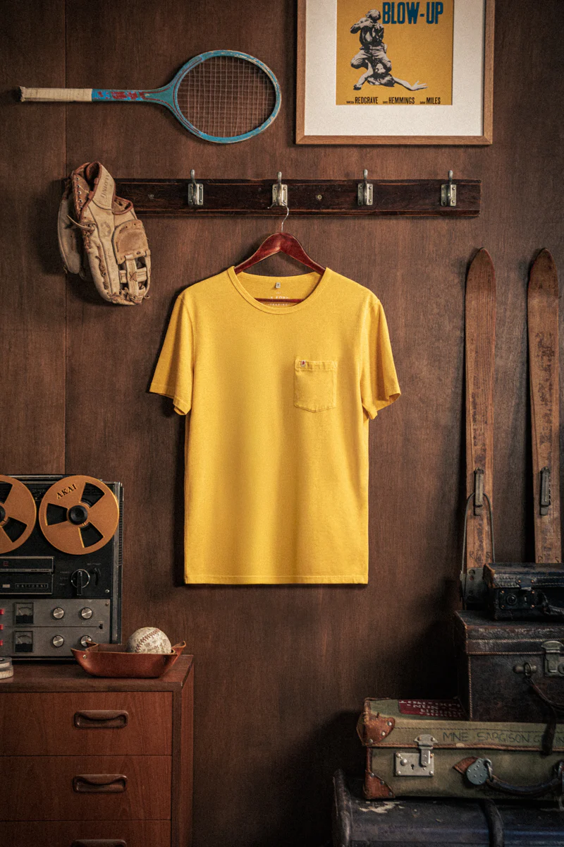 Boxer Pocket T-Shirt Yellow - Image 5