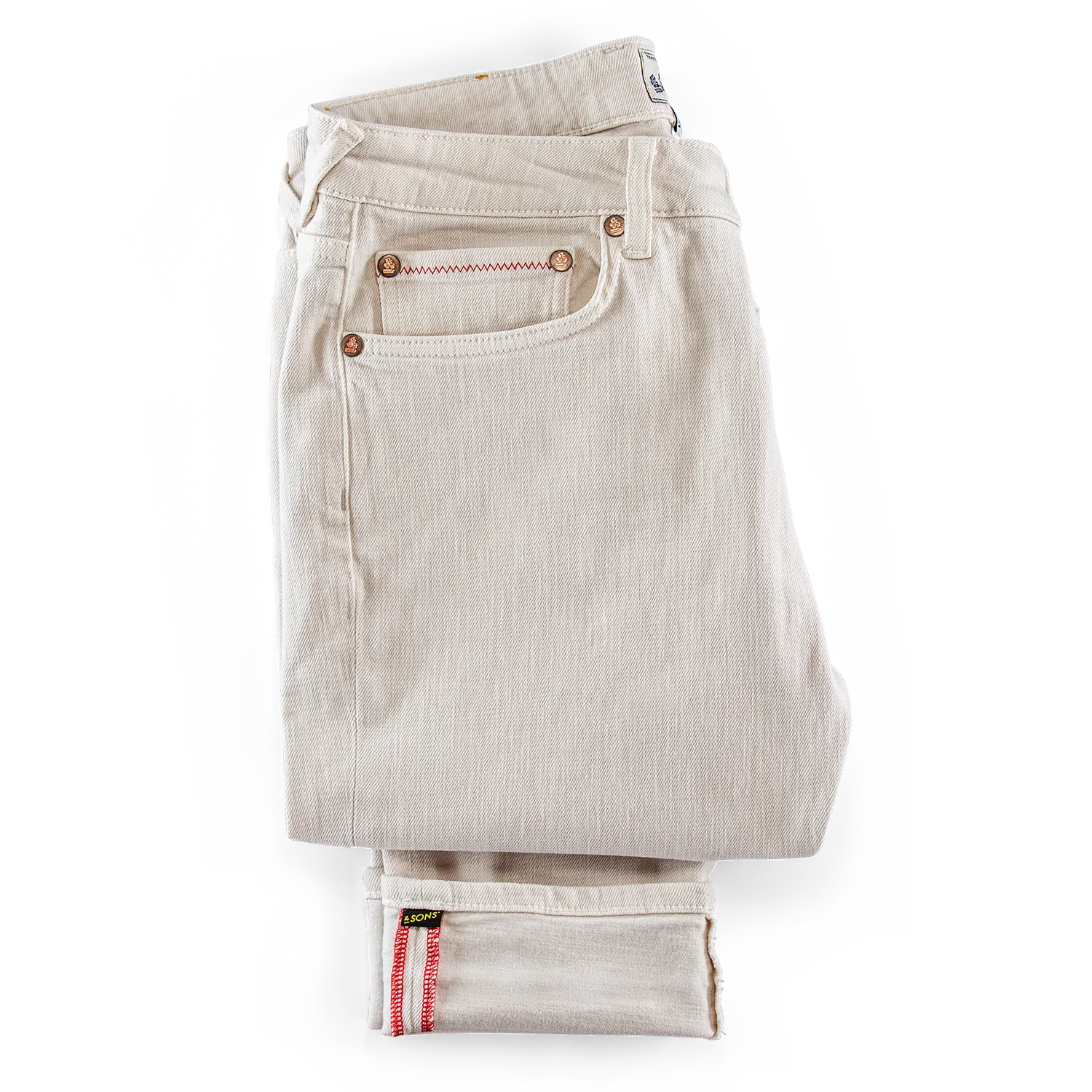Brandon Jeans Ecru - Image 6