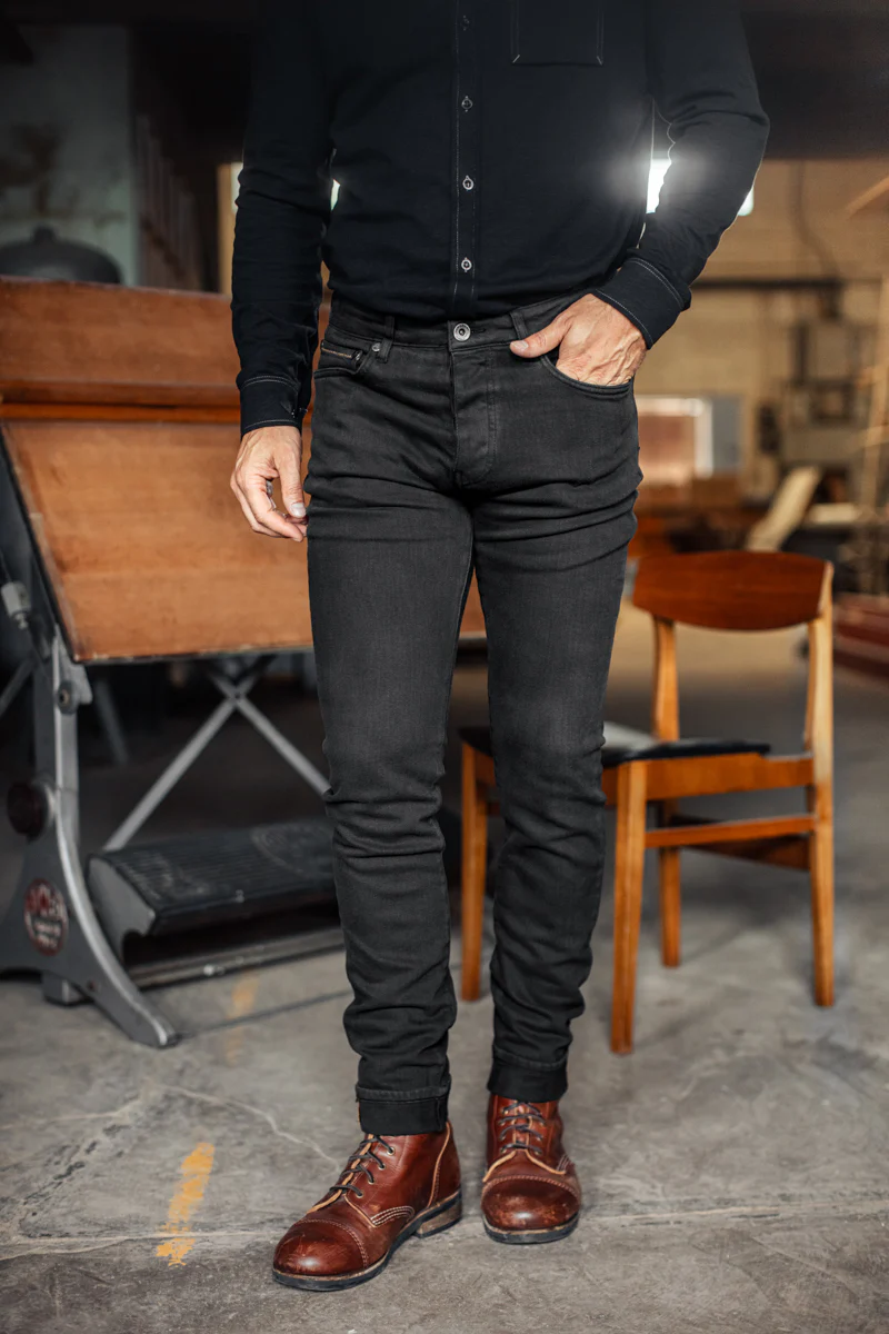Brandon Overdyed Jean Black Fade - Image 10