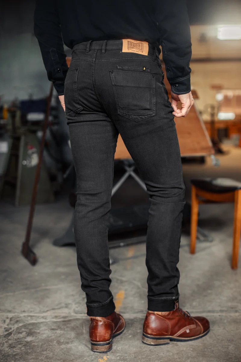 Brandon Overdyed Jean Black Fade - Image 8