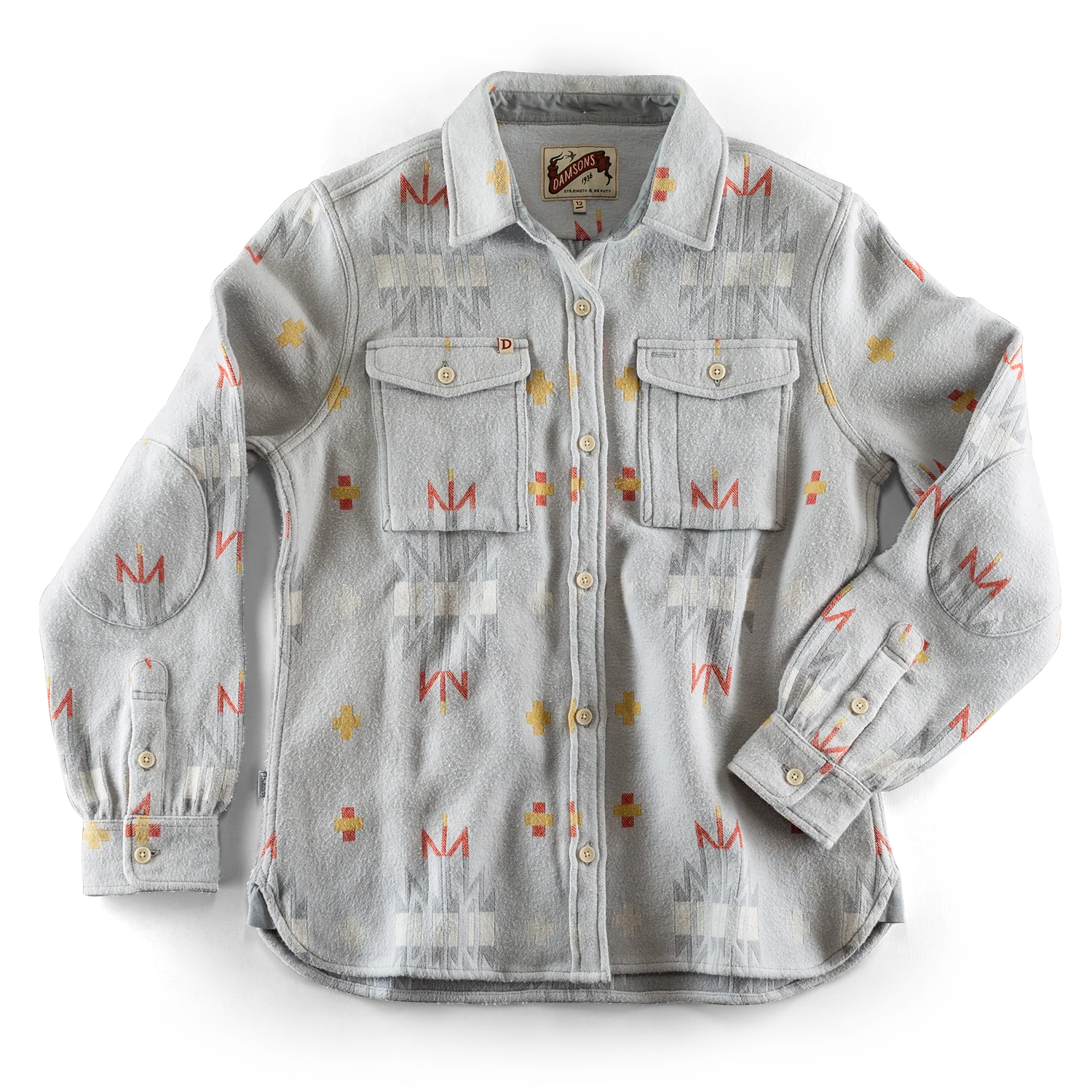 Damsons Cabin Shirt Pearl Blue - Image 5