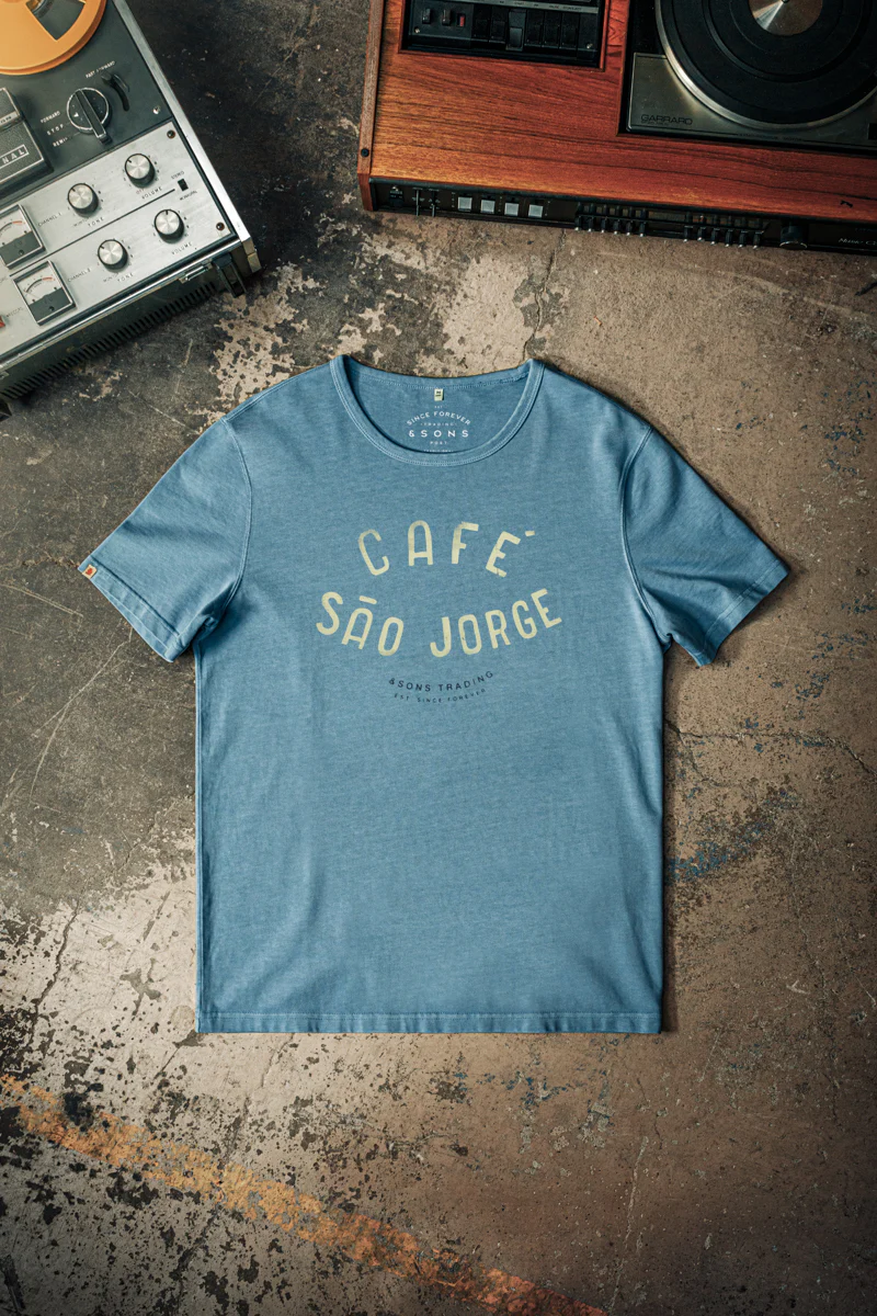 CAFE Boxer T-Shirt Blue - Image 5