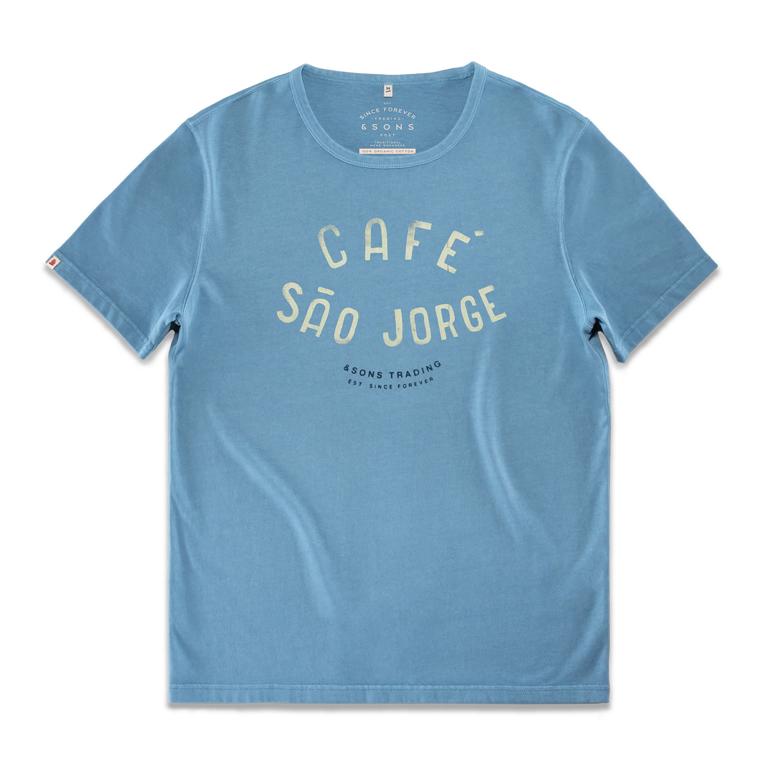 CAFE Boxer T-Shirt Blue - Image 6