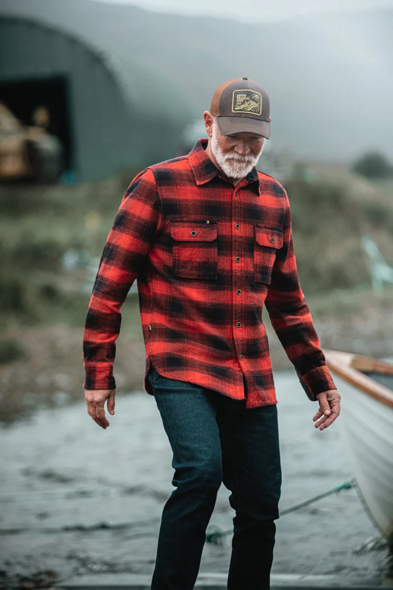 Carder Shirt Red/Black - Image 3