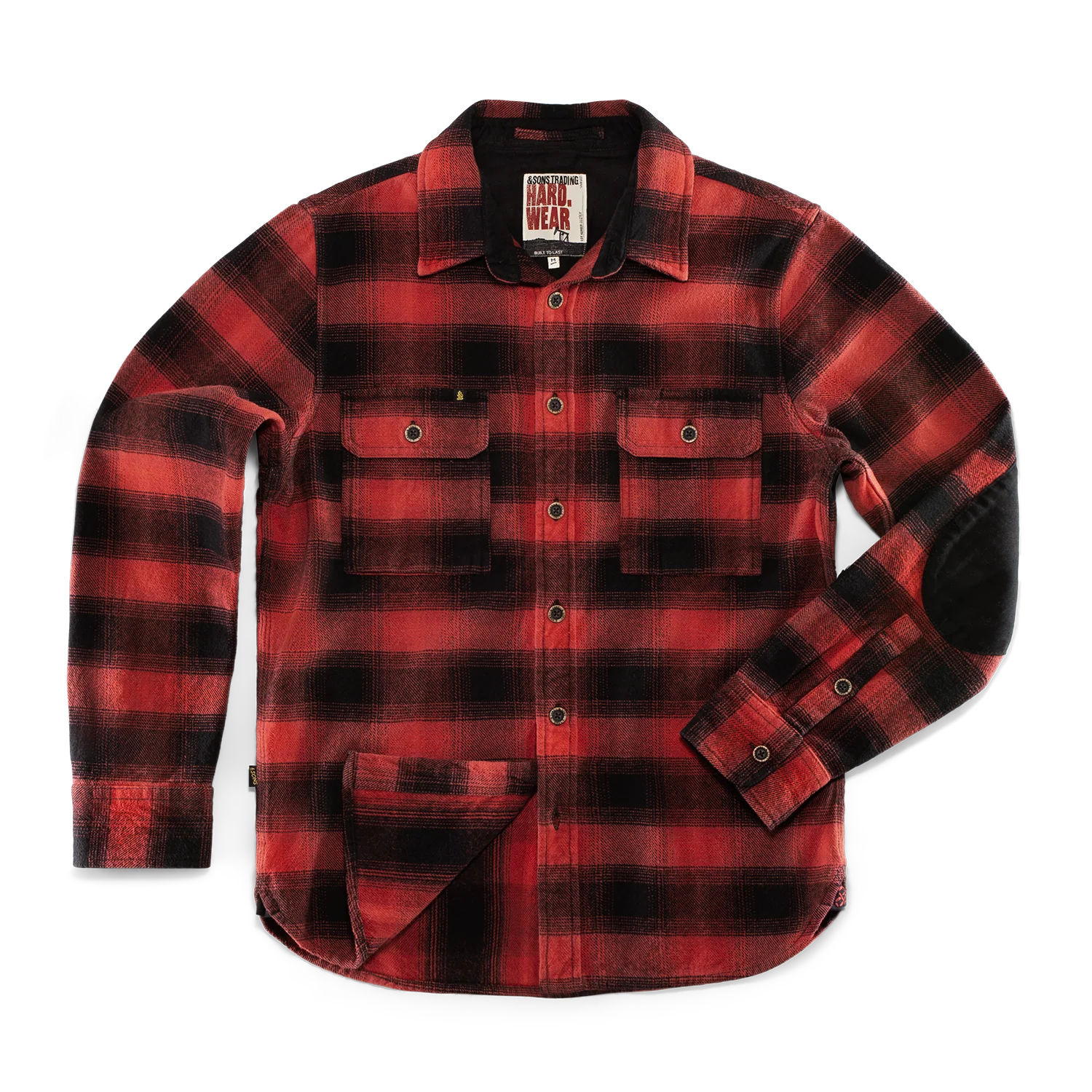 Carder Shirt Red/Black - Image 7