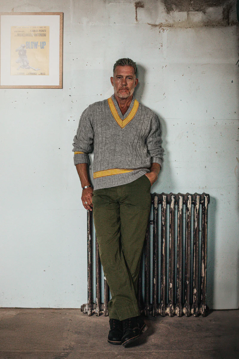 Century Cricket Jumper Grey Marl - Image 6