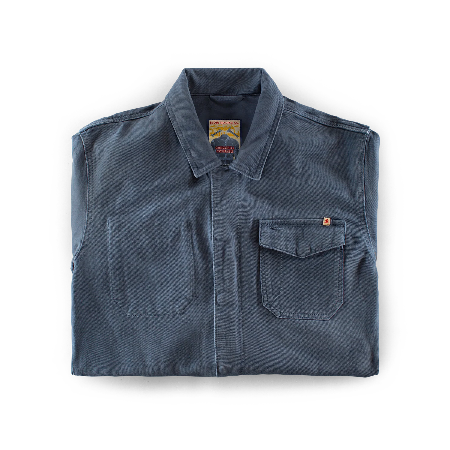 &SONS Churchill Coveralls Dark Denim - Image 7
