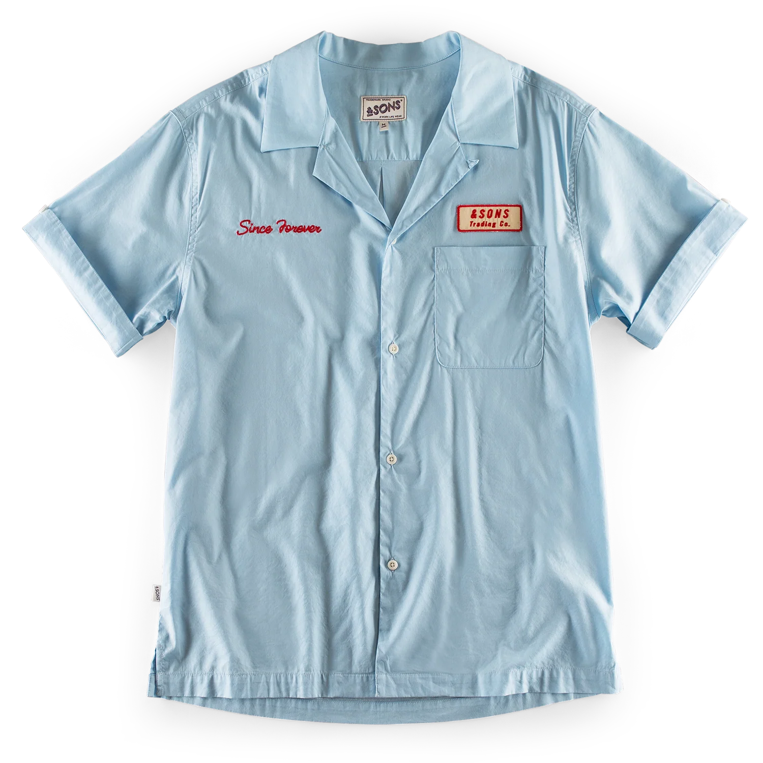 Club Shirt Sky Blue - Image 5