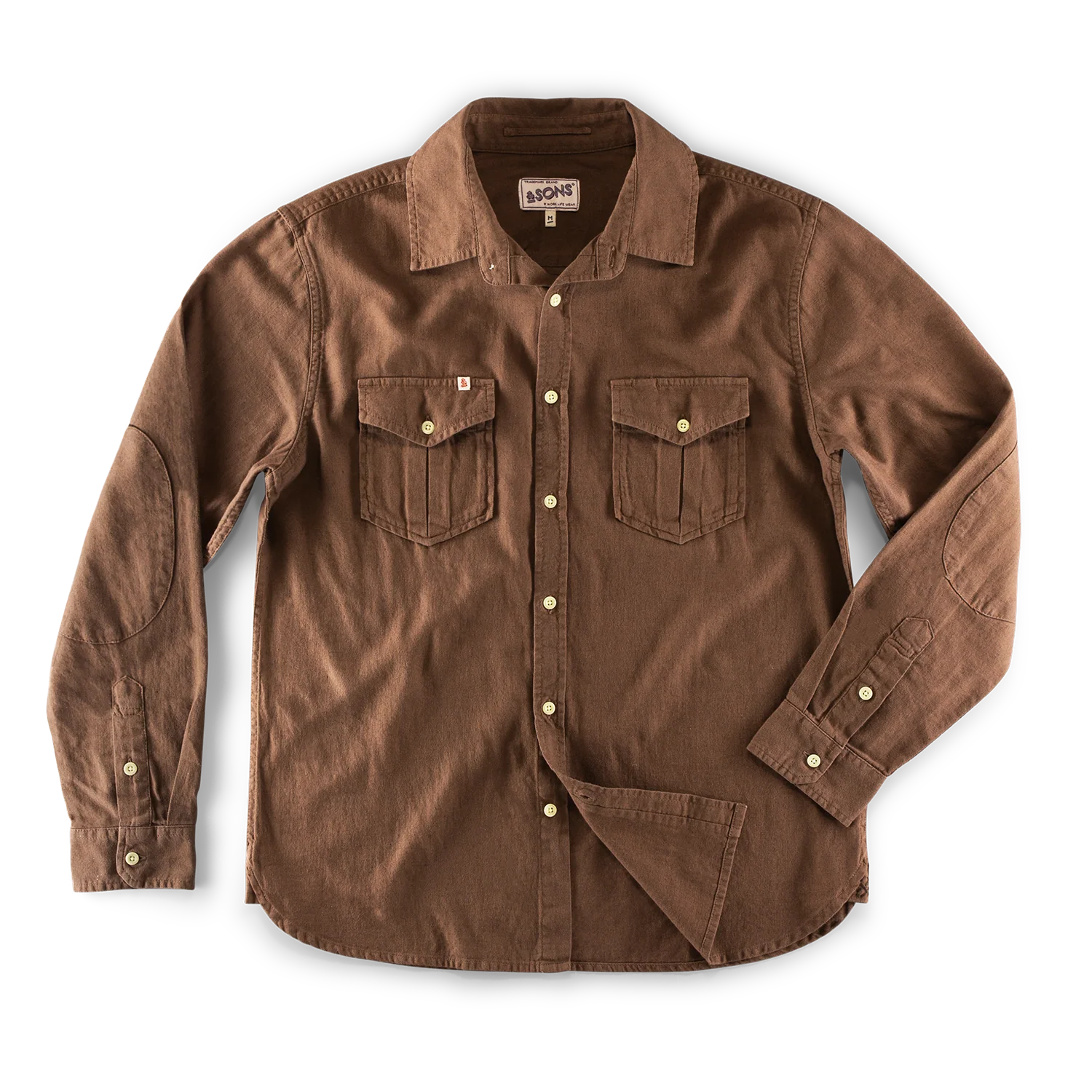 Coast Long Sleeve Shirt Brown - Image 12