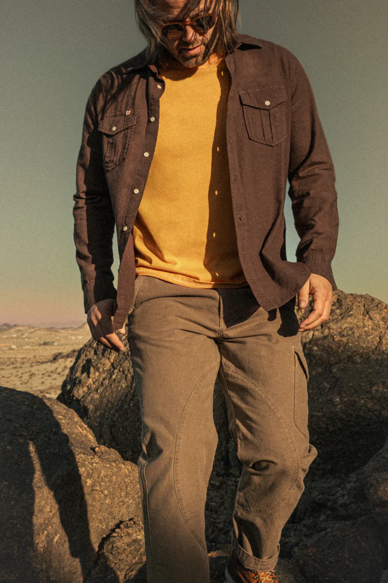 Coast Long Sleeve Shirt Brown - Image 2