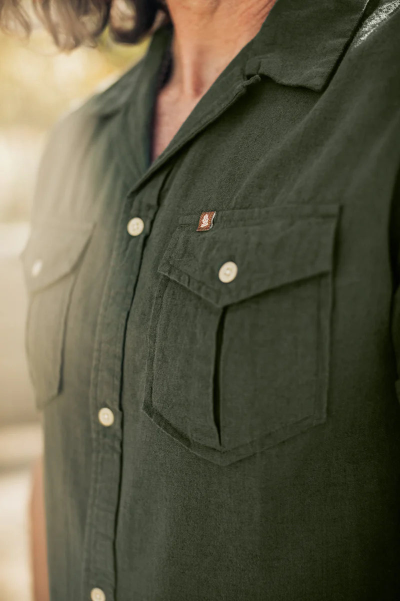 Coast Shirt Forest Green - Image 6