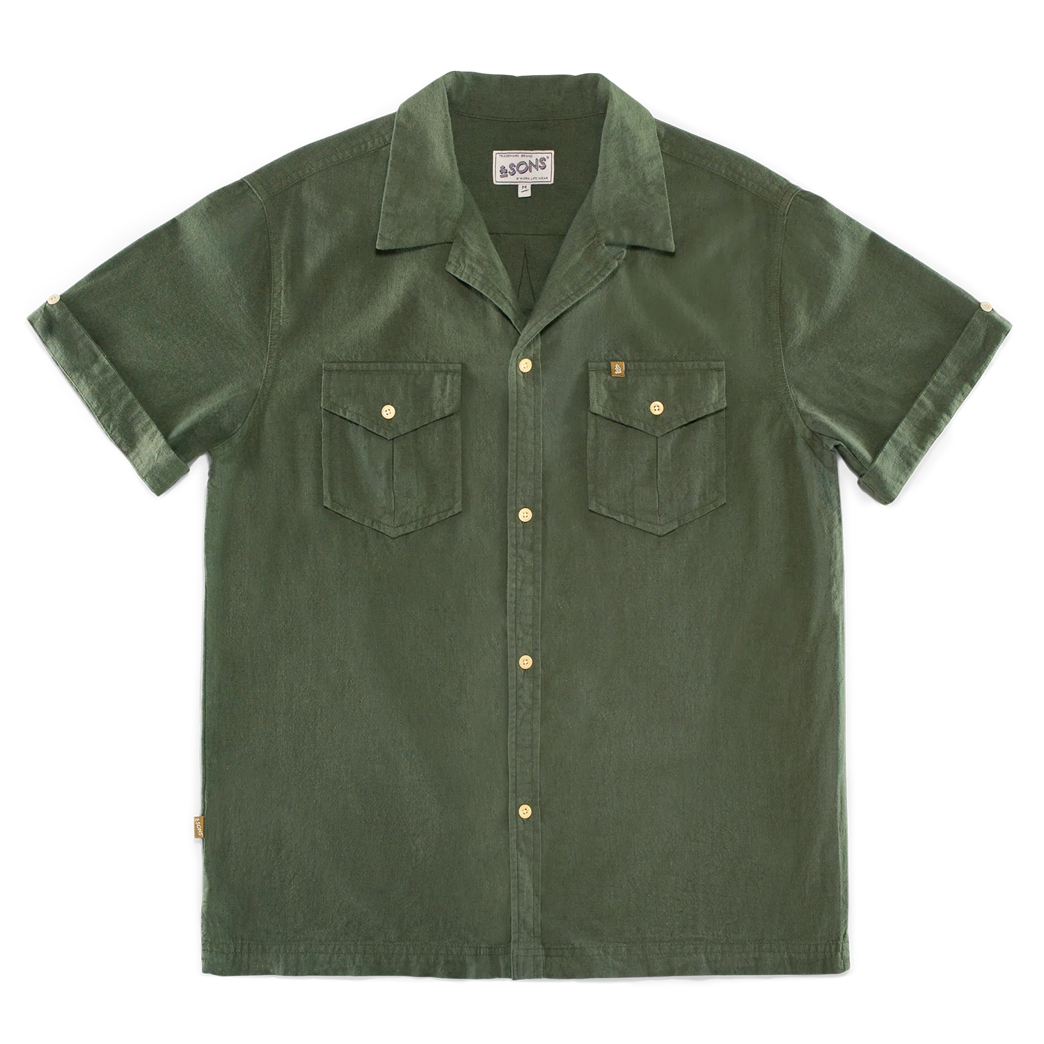 Coast Shirt Forest Green - Image 7