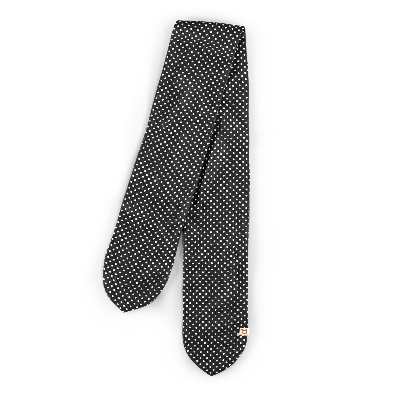 Damsons Landgirl Midnight Dot Headscarf Black - Image 5
