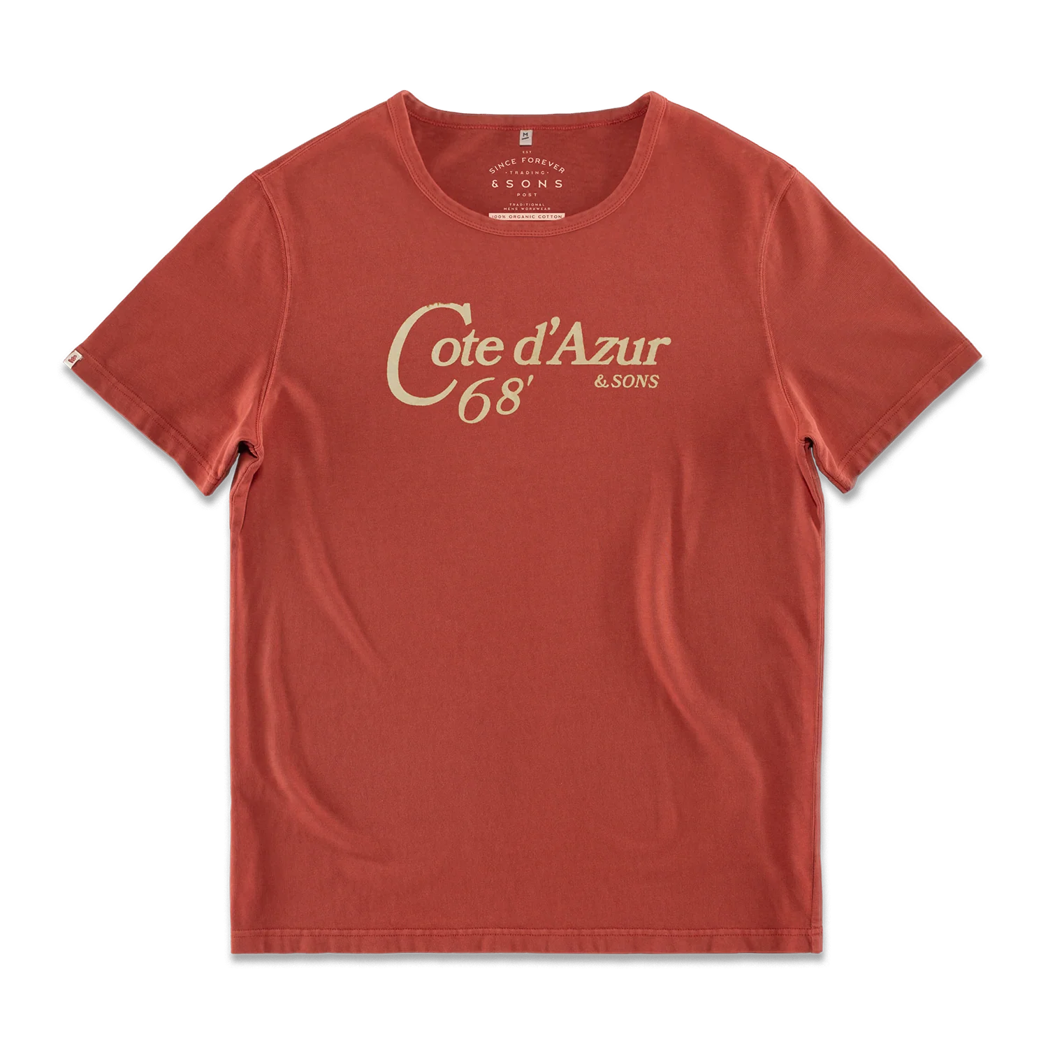 Cote d'Azur T-Shirt Red - Image 5