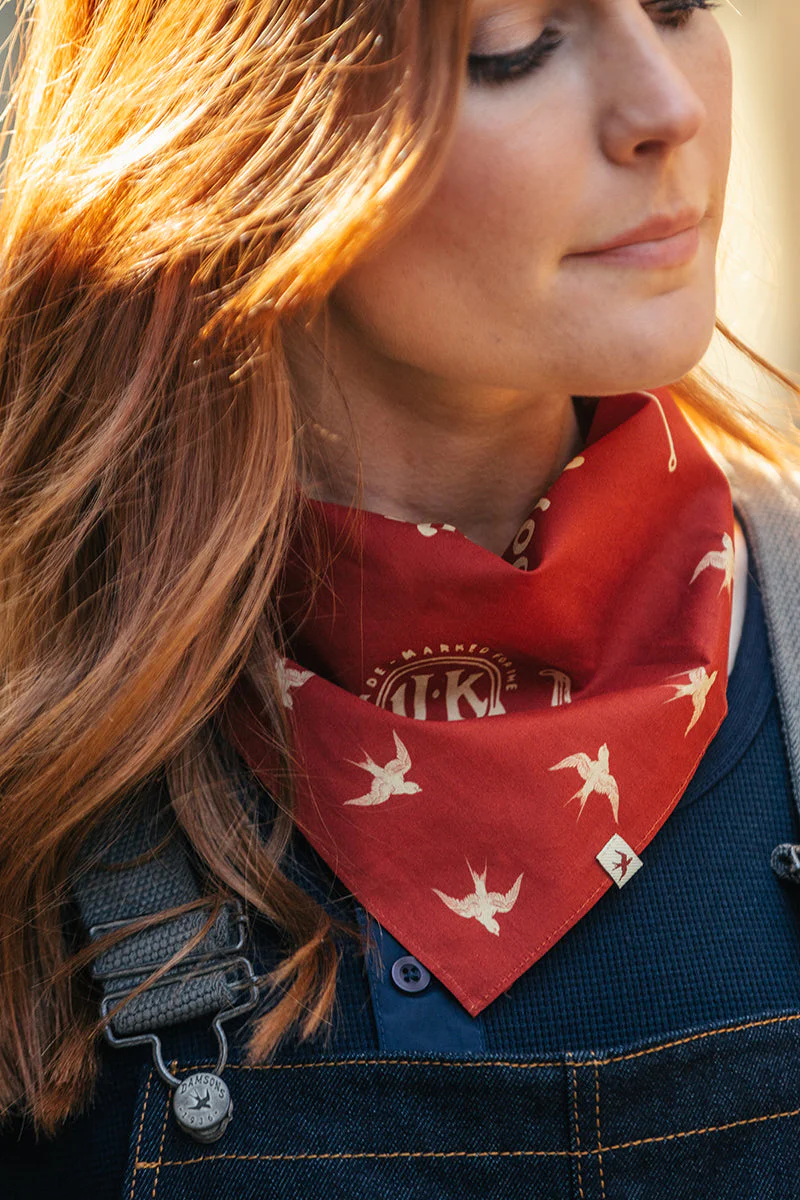 Damsons Bandana Red - Image 4