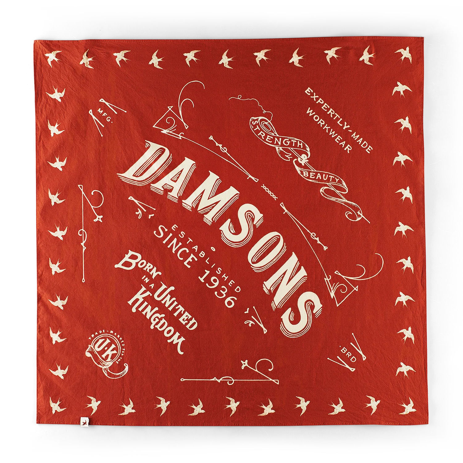 Damsons Bandana Red - Image 5