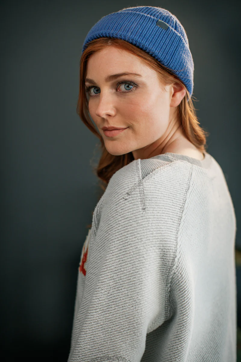Damsons Merino Beanie Sky Blue - Image 4