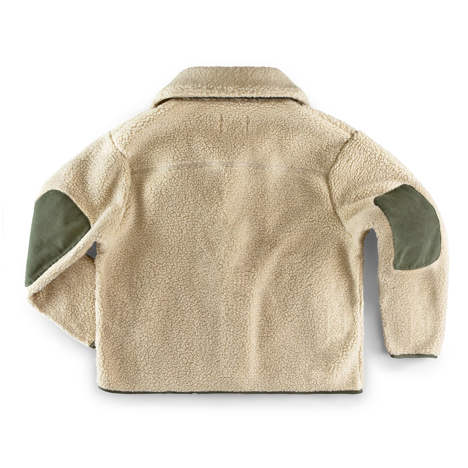 Damsons Borg Fleece Jacket Natural - Image 12