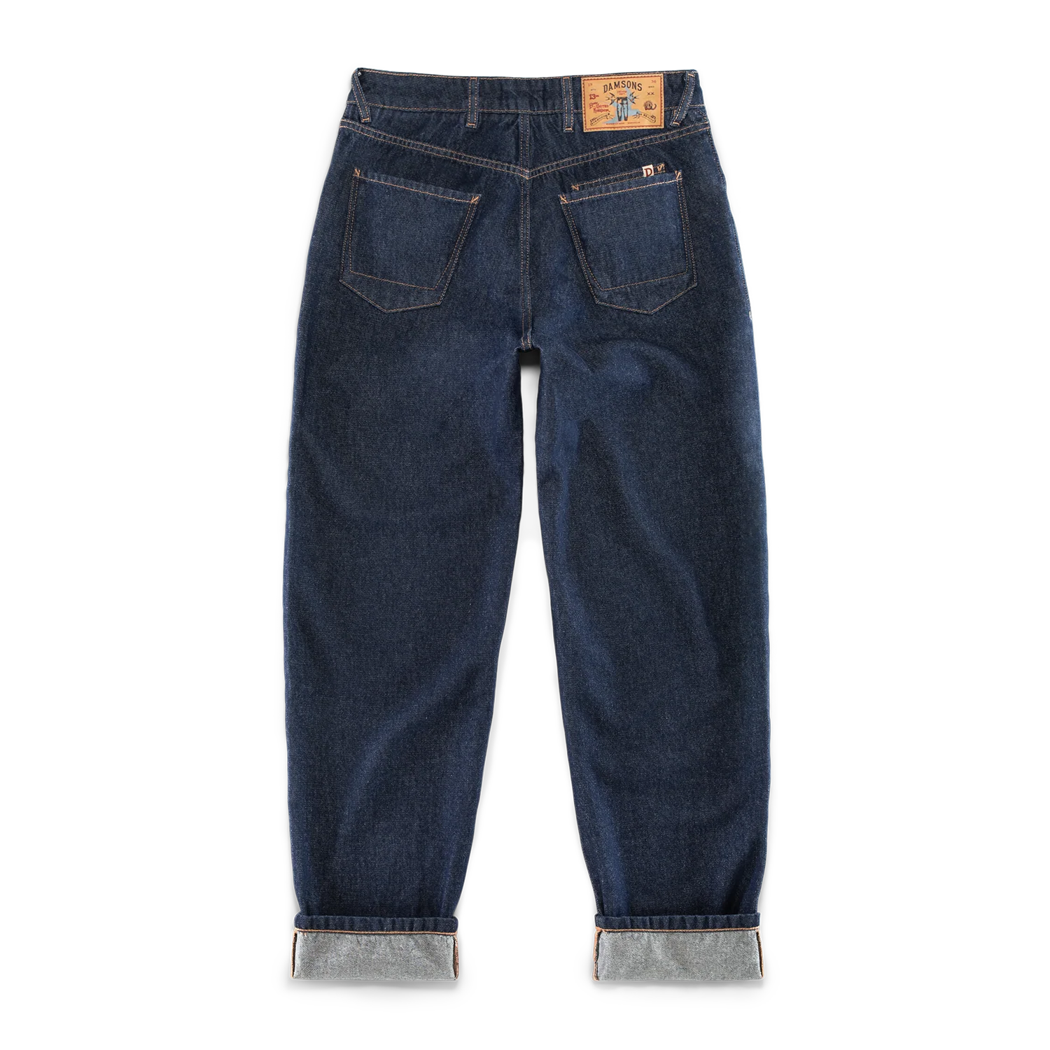 Damsons Brigitte High Waisted Jeans Indigo - Image 11