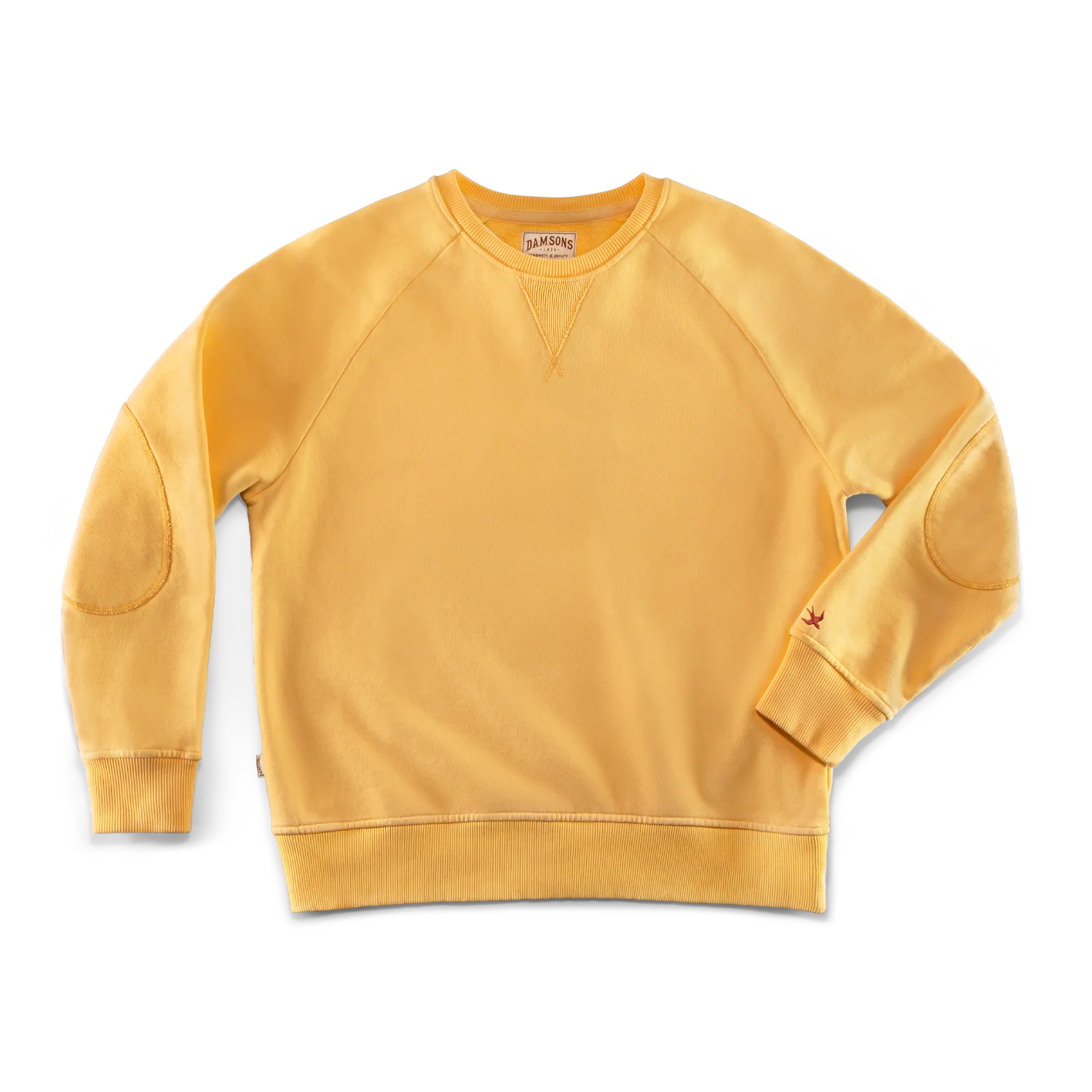 Damsons Classic Crew Sweatshirt Yellow - Image 7