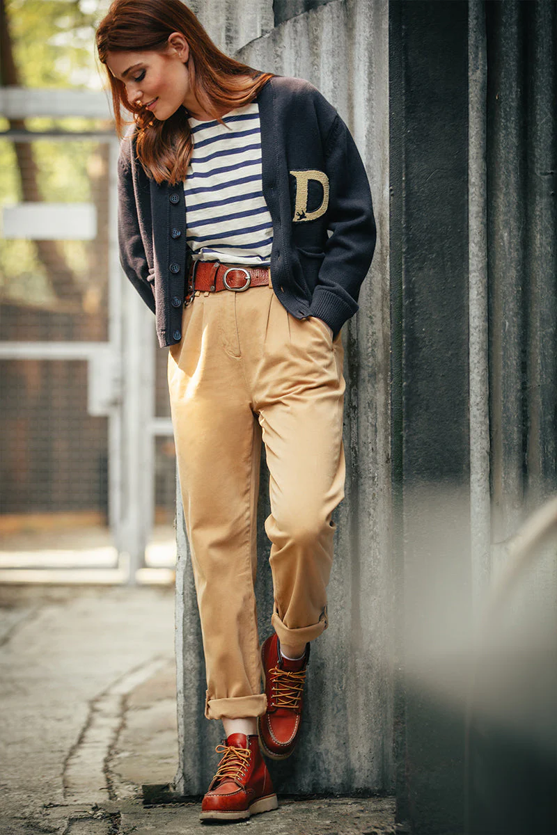 Damsons College Cardigan Navy - Image 5