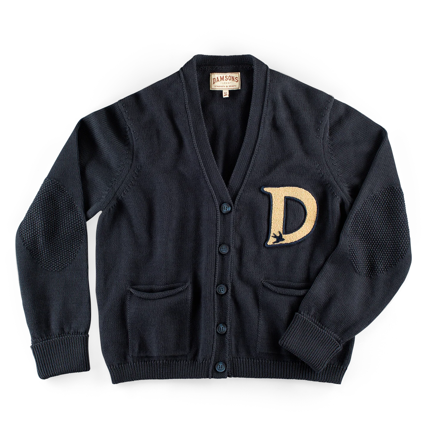 Damsons College Cardigan Navy - Image 7