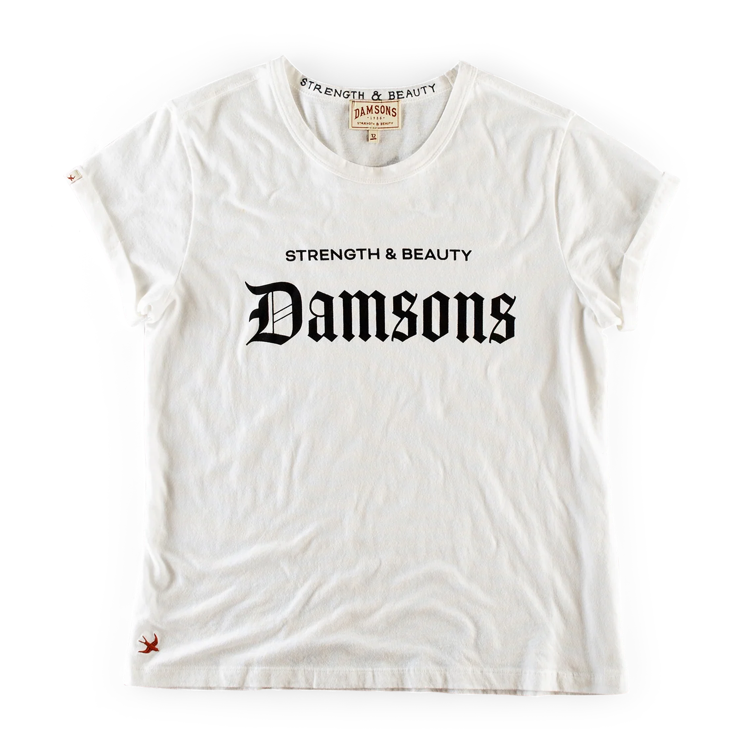 Damsons Herald T-Shirt White - Image 6