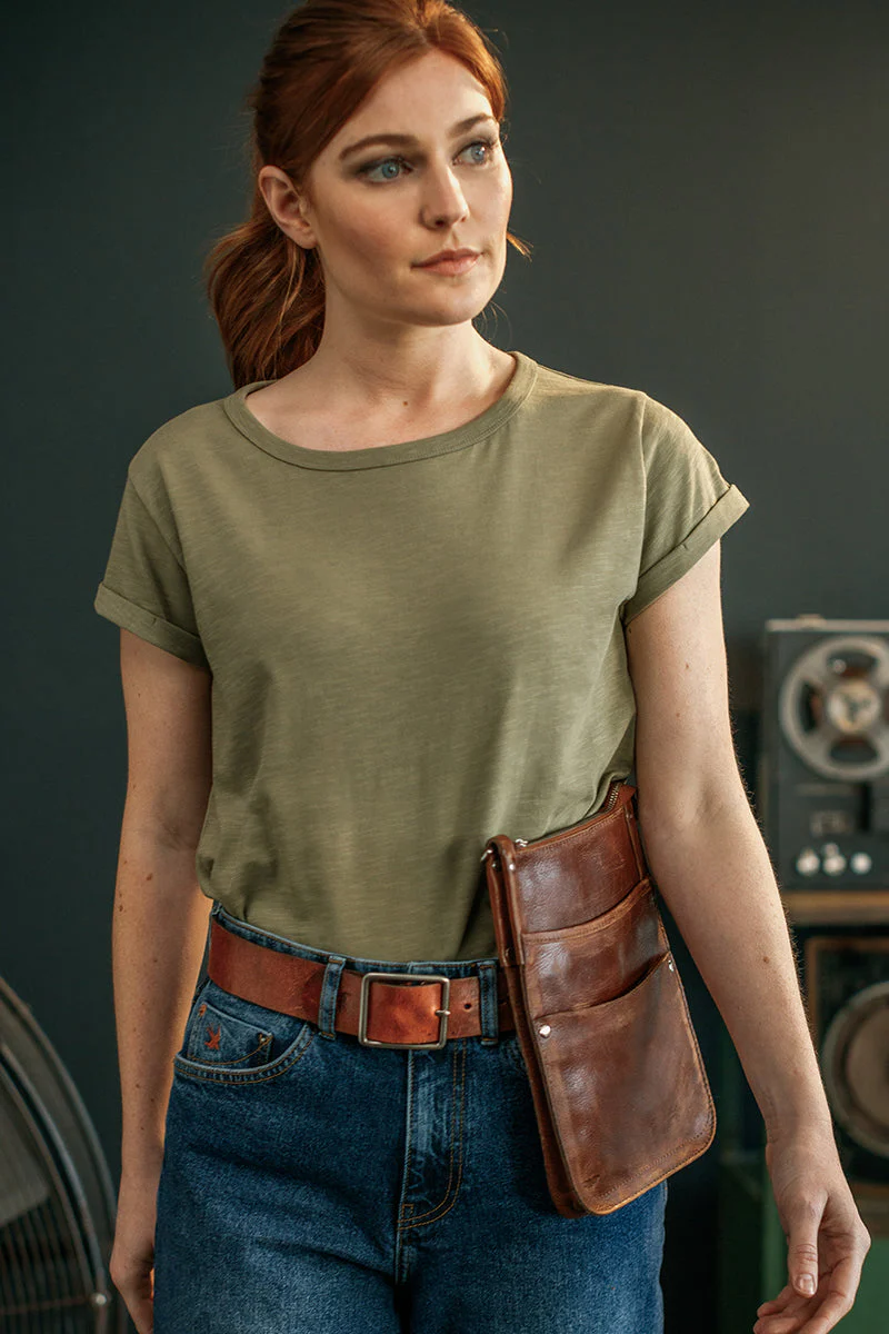 Damsons High Plains Belt Brown - Image 5