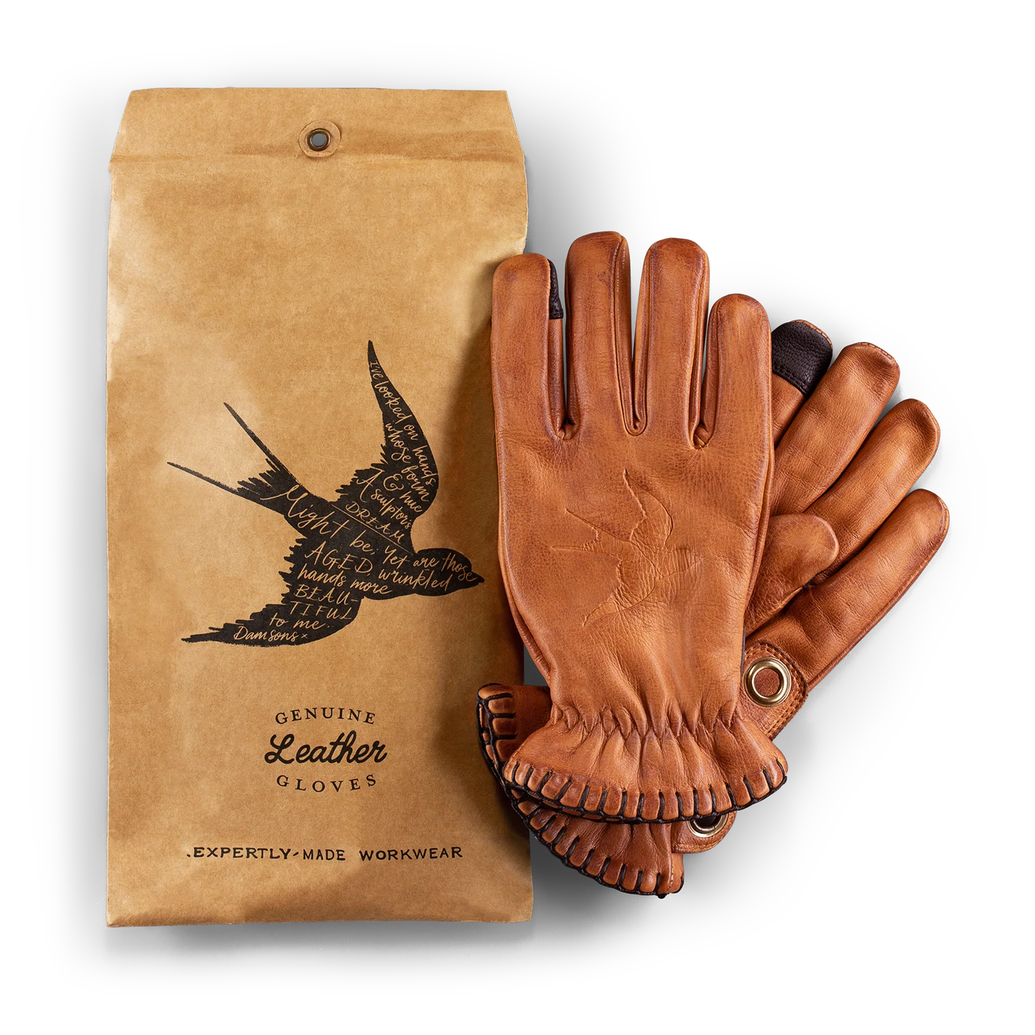 Damsons Freedom Gloves Tan - Image 10