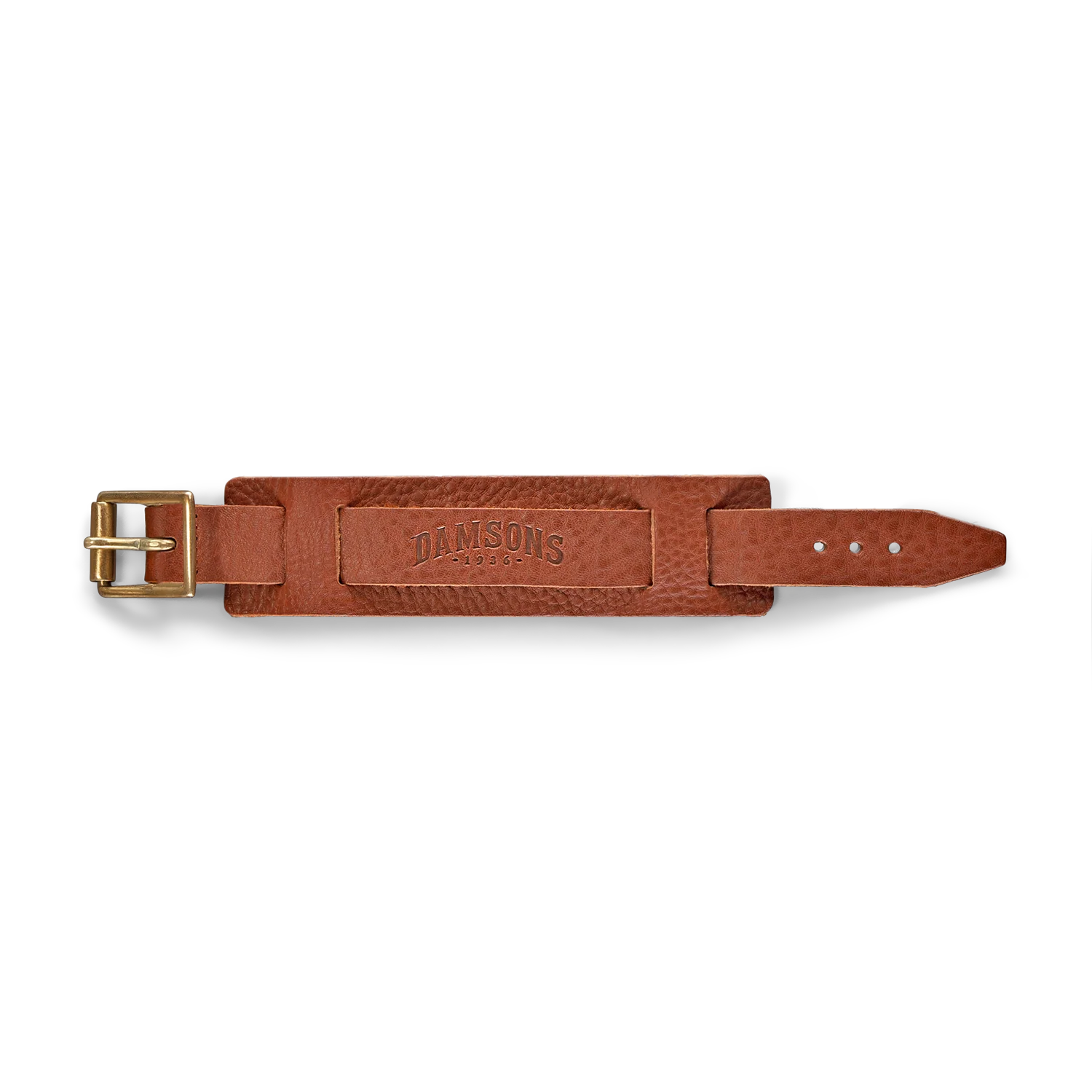 Damsons Leather Wrist Cuff Tan - Image 9