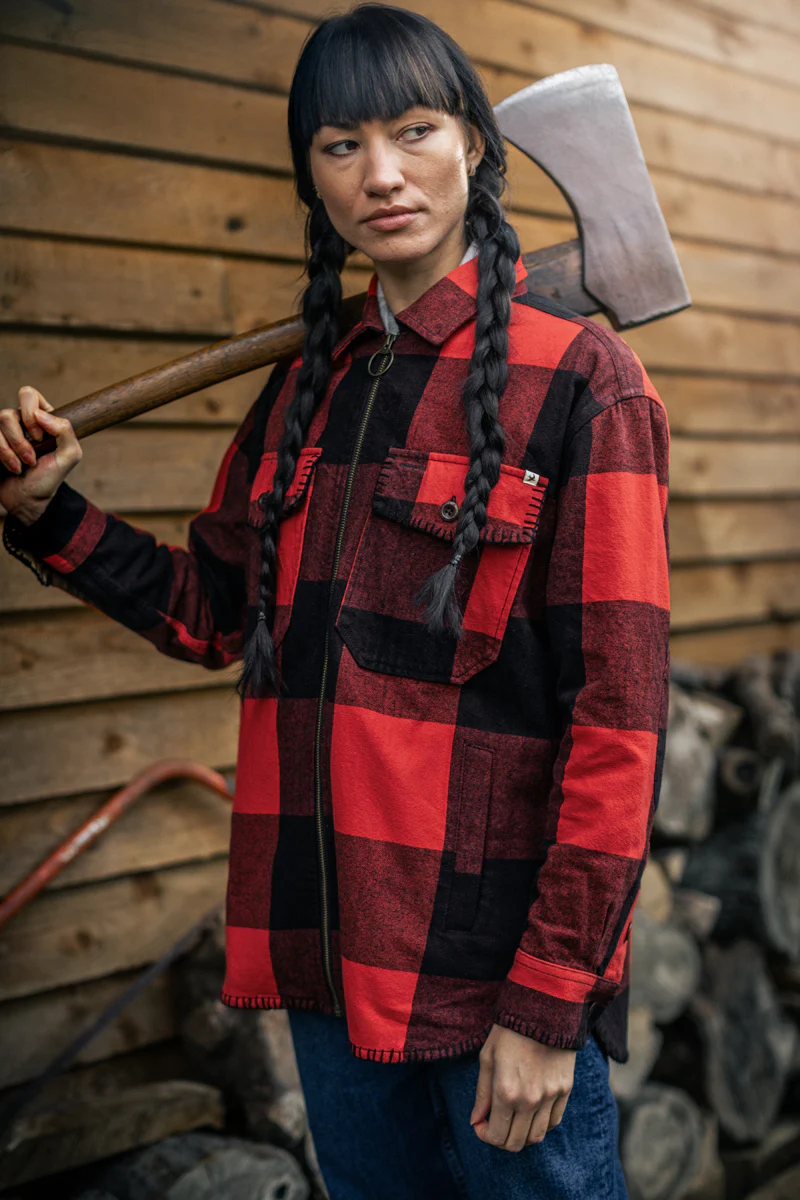 Damsons Lumberjill Shirt Red - Image 2