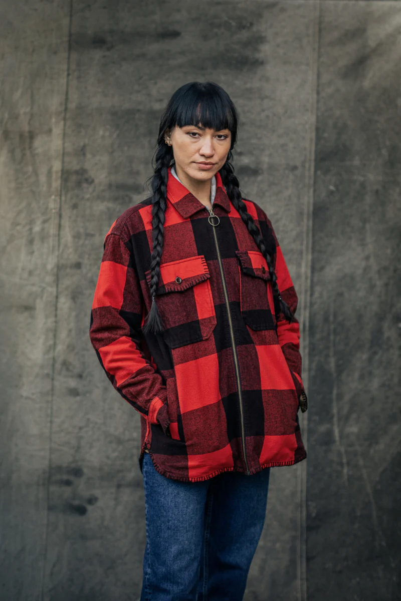 Damsons Lumberjill Shirt Red - Image 4