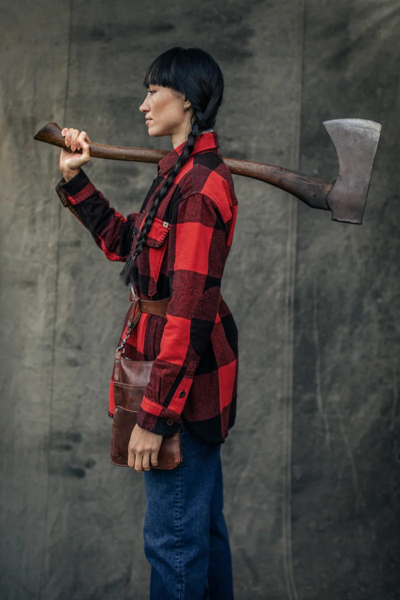 Damsons Lumberjill Shirt Red - Image 5